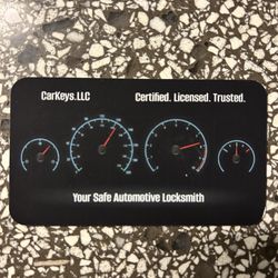 Car Keys - Business card
