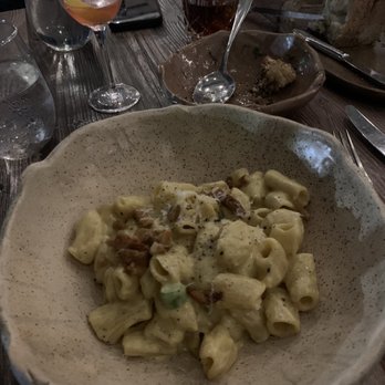Esther's Kitchen - Rigatoni with carbonara sauce. - Italian Near Me - Las Vegas, Nevada