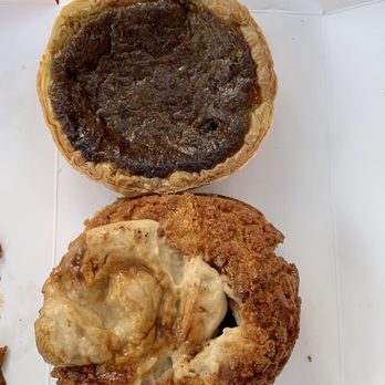 Bibble & Sip - Matcha Pearl Egg Tart and Brown Sugar Boba Puff- both are alright - Coffee & Tea Near Me - New York, New York