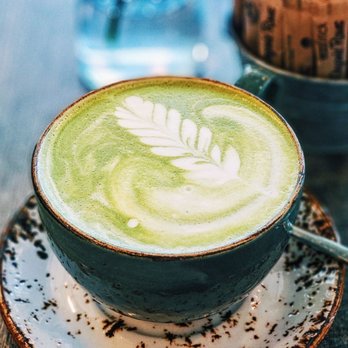 The Aussie Grind - Matcha latte in a mug - Cafes Near Me - Frisco, Texas The Aussie Grind - Matcha latte in a mug - Cafes Near Me - Frisco, Texas