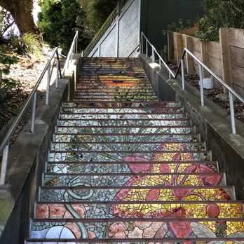 Hidden Garden Steps - Public Art Near Me - San Francisco, California Hidden Garden Steps - Public Art Near Me - San Francisco, California