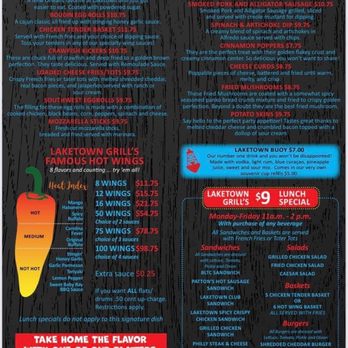 Laketown Grill - New Amazing Menu - American Near Me - Kenner, Louisiana