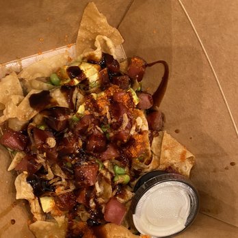 Teddy's By The Sea - Poke nachos - Seafood Near Me - Carpinteria, California Teddy's By The Sea - Poke nachos - Seafood Near Me - Carpinteria, California