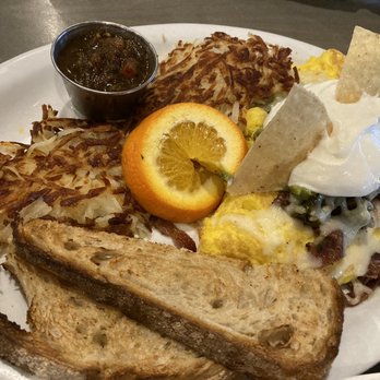 Waypoint Cafe - Spicy Bacon Omelette with sour cream and guacamole... Wednesday Special - American Near Me - Camarillo, California Waypoint Cafe - Spicy Bacon Omelette with sour cream and guacamole... Wednesday Special - American Near Me - Camarillo, California