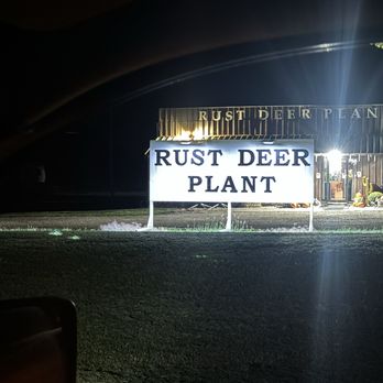 Rust Deer Plant - Front of shop - Butcher Near Me - Cisco, Texas Rust Deer Plant - Front of shop - Butcher Near Me - Cisco, Texas