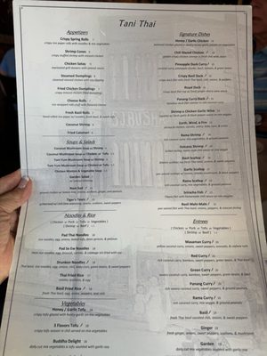 Menu photo 6 Tani Thai Restaurant Buford, GA