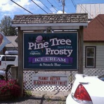 Pine Tree Frosty - Ice Cream & Frozen Yogurt Near Me - Rangeley, Maine