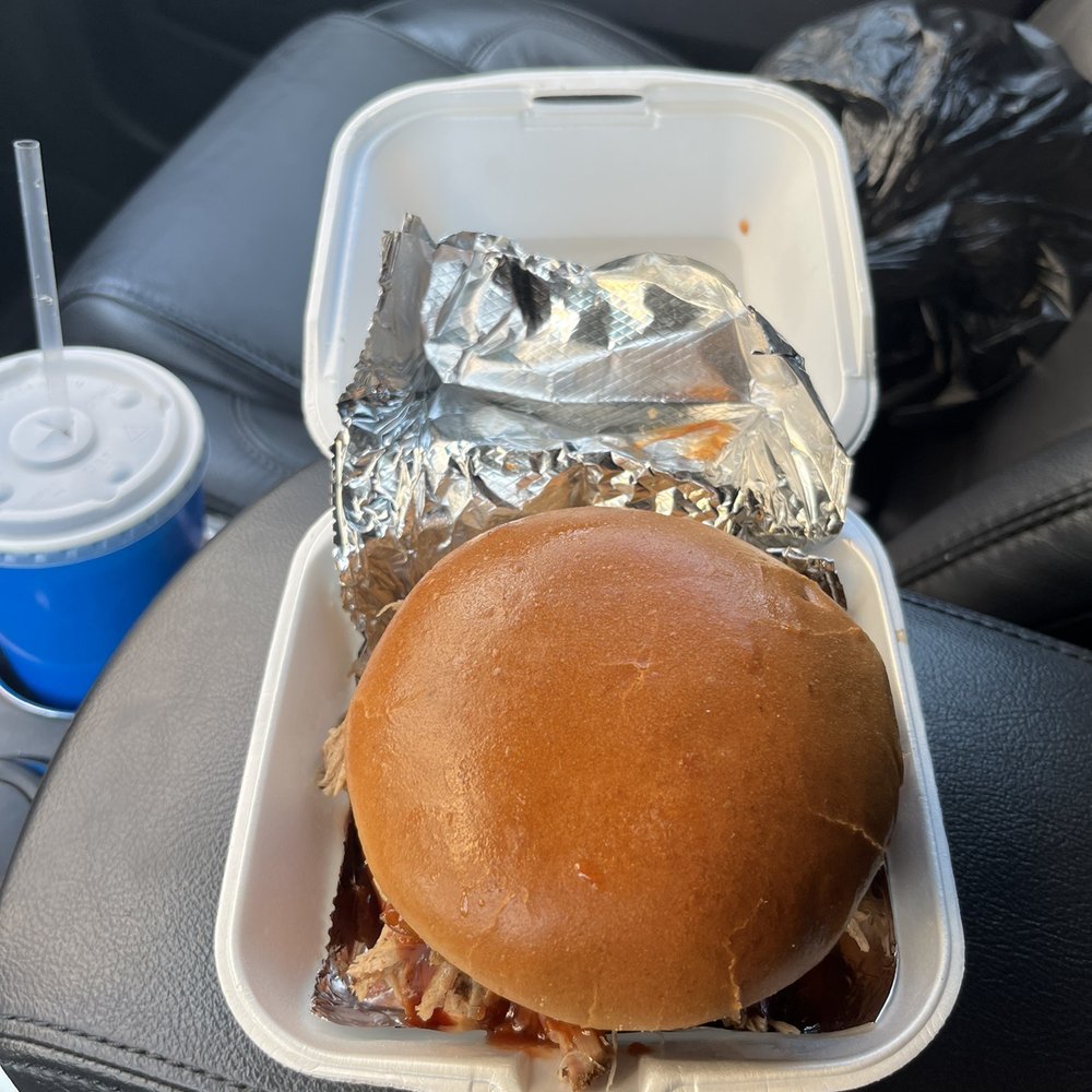 HoneyBadger Grill - Plain BBQ sandwich - American Near Me - Troy, Missouri