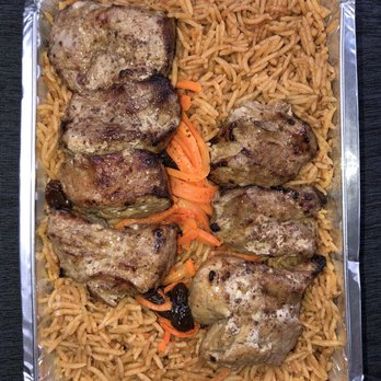 Silk Road - Lamb kebab over kabli palaw. The lamb was so tender, and melted in my mouth like butter! - Comfort Food Near Me - Warren, New Jersey Silk Road - Lamb kebab over kabli palaw. The lamb was so tender, and melted in my mouth like butter! - Comfort Food Near Me - Warren, New Jersey