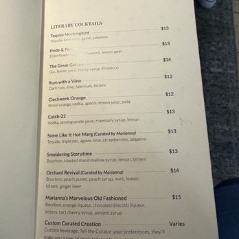 The Reading Room - Menu - Lounges Near Me - Omaha, Nebraska