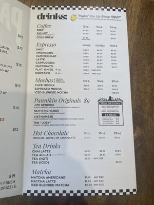Menu photo 5 Pannikin Oceanside, CA