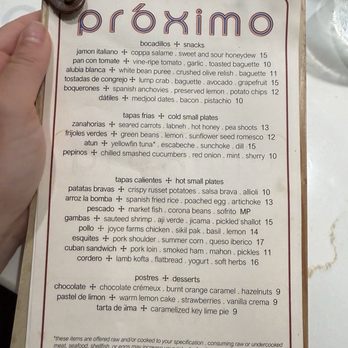 Proximo - Menu - Tapas/Small Plates Near Me - Chapel Hill, North Carolina Proximo - Menu - Tapas/Small Plates Near Me - Chapel Hill, North Carolina