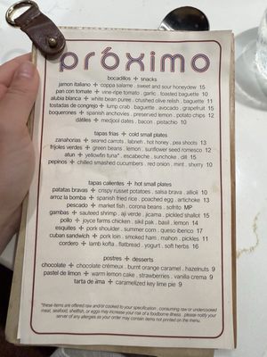 Menu photo 1 Proximo Chapel Hill, NC Menu photo 1 Proximo Chapel Hill, NC