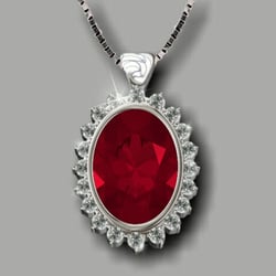 John Wallick Jewelers - Ruby Pendant