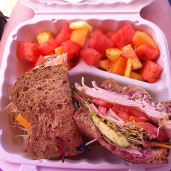 808 Deli - Delicious turkey sandwich with all the fixings and a side of fruit salad for $10 - Delis Near Me - Kihei, Hawaii 808 Deli - Delicious turkey sandwich with all the fixings and a side of fruit salad for $10 - Delis Near Me - Kihei, Hawaii