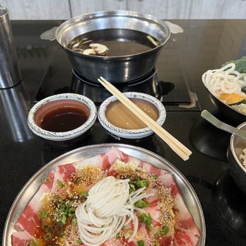 Mokkoji - Torro fatty belly with sukiyaki broth - Japanese Near Me - Irvine, California Mokkoji - Torro fatty belly with sukiyaki broth - Japanese Near Me - Irvine, California