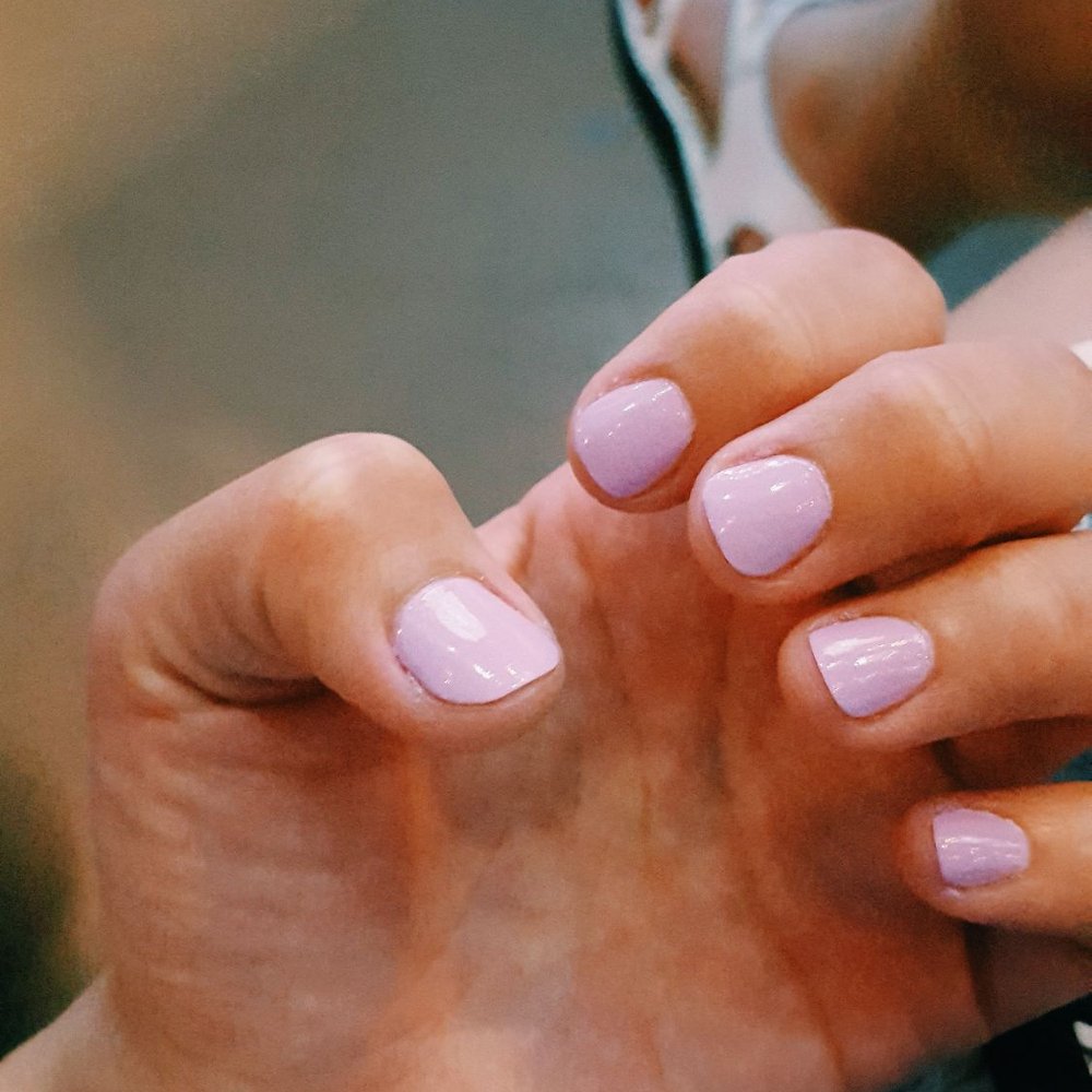 De Angel Nails Spa - I went with a lavender "china glaze" nail polish and i absolutely loooove it!! - Nail Salons Near Me - West Chicago, Illinois