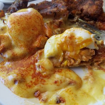 Brandy's Cafe - Cutting into the Trout Eggs Benedict! Scrumptious! - Breakfast & Brunch Near Me - Flagstaff, Arizona Brandy's Cafe - Cutting into the Trout Eggs Benedict! Scrumptious! - Breakfast & Brunch Near Me - Flagstaff, Arizona