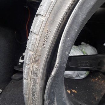 Barney's Tire & Wheel - The damage from pot hole - Tires Near Me - Temecula, California