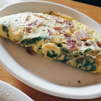 The Peach Cafe - Build your own omelette ($10.95 + $0.50 for every additional ingredients after three) - New American Near Me - Monrovia, California The Peach Cafe - Build your own omelette ($10.95 + $0.50 for every additional ingredients after three) - New American Near Me - Monrovia, California