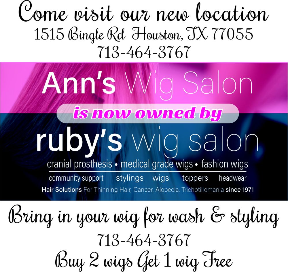 ANN’S WIG SALON Updated September 2024 1515 Bingle Rd, Houston