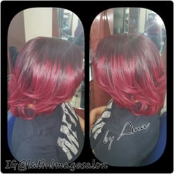 Latin Image Salon - Redhead hair color