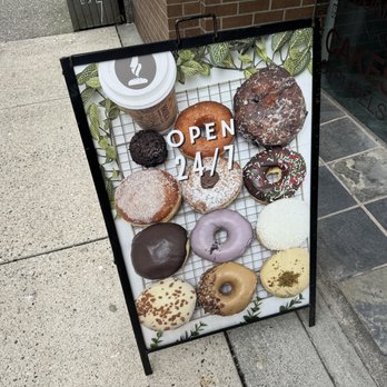 Breka Bakery & Cafe - Sandwich board outside~ - Bakeries Near Me - Vancouver, British Columbia