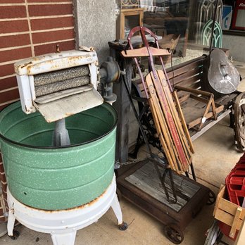 Mount Pilot Antique - Products outside the store. - Antiques Near Me - Pilot Mountain, North Carolina