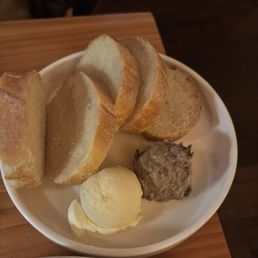 Sardine spread with bread and butter