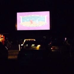 Swingin' Midway Drive In Theatre - Actual view of movie from the tail gate of my pick up truck