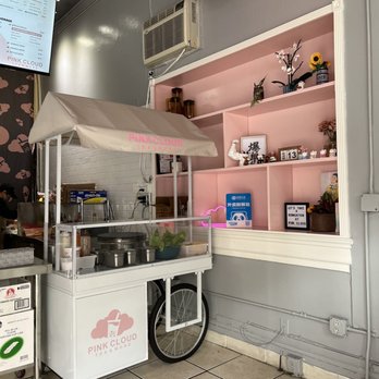 Pink Cloud Tea & More - Crepe Station inside - Bubble Tea Near Me - Berkeley, California