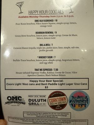 Menu photo 7 OMC Smokehouse Duluth, MN