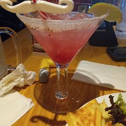 Oh my goodness. A blackberry margarita. Delicious to the last drop.