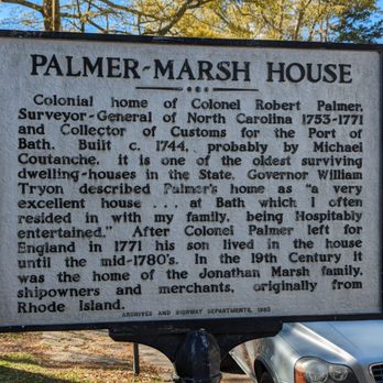Palmer Marsh House - Landmarks & Historical Buildings Near Me - Bath, North Carolina Palmer Marsh House - Landmarks & Historical Buildings Near Me - Bath, North Carolina