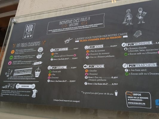 Menu photo 3 PUR etc Paris, 75