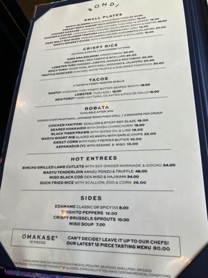 Menu photo 8 Bondi Oakland Park, FL