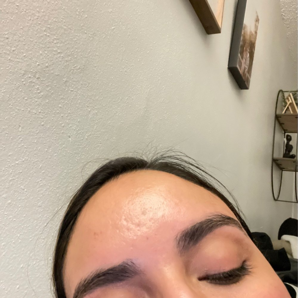 I have thick brows. I love how they shape them and clean them up so well