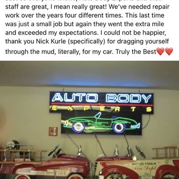 Auto Body Experts - My review on FB - Body Shops Near Me - Poulsbo, Washington