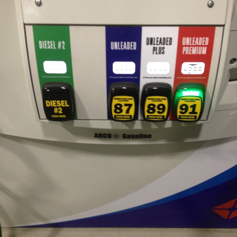 ampm - Red, White & Blue; and Green Diesel too!  I never knew Arco's were so patriotic. - Convenience Stores Near Me - Tracy, California