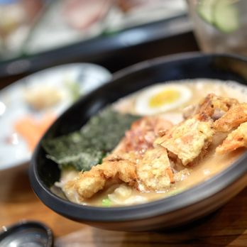 Miso Good Ramen - Soft Shell Crab Paitan Shoyu $17 "creamy chicken and pork broth, soft shell crab, chashu pork, tender greens, soft boiled egg" - Ramen Near Me - Santa Rosa, California Miso Good Ramen - Soft Shell Crab Paitan Shoyu $17 "creamy chicken and pork broth, soft shell crab, chashu pork, tender greens, soft boiled egg" - Ramen Near Me - Santa Rosa, California