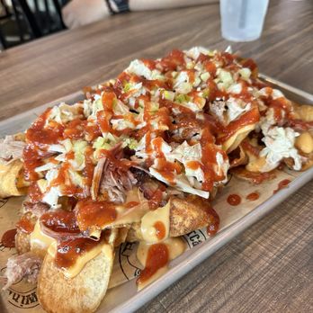 Sarcastic Swine BBQ - Share - BBQ Nachos - Barbeque Near Me - Abington, Massachusetts