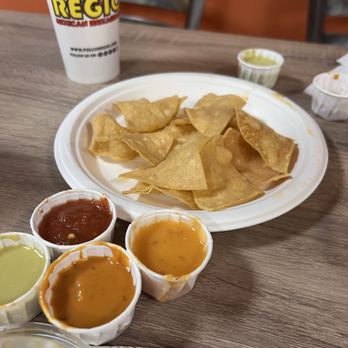 Pollo Regio - Salsa Verde + Salsa Roja + Salsa Habanero + Salsa Chile de rbol + Chips - Mexican Near Me - Dallas, Texas Pollo Regio - Salsa Verde + Salsa Roja + Salsa Habanero + Salsa Chile de rbol + Chips - Mexican Near Me - Dallas, Texas