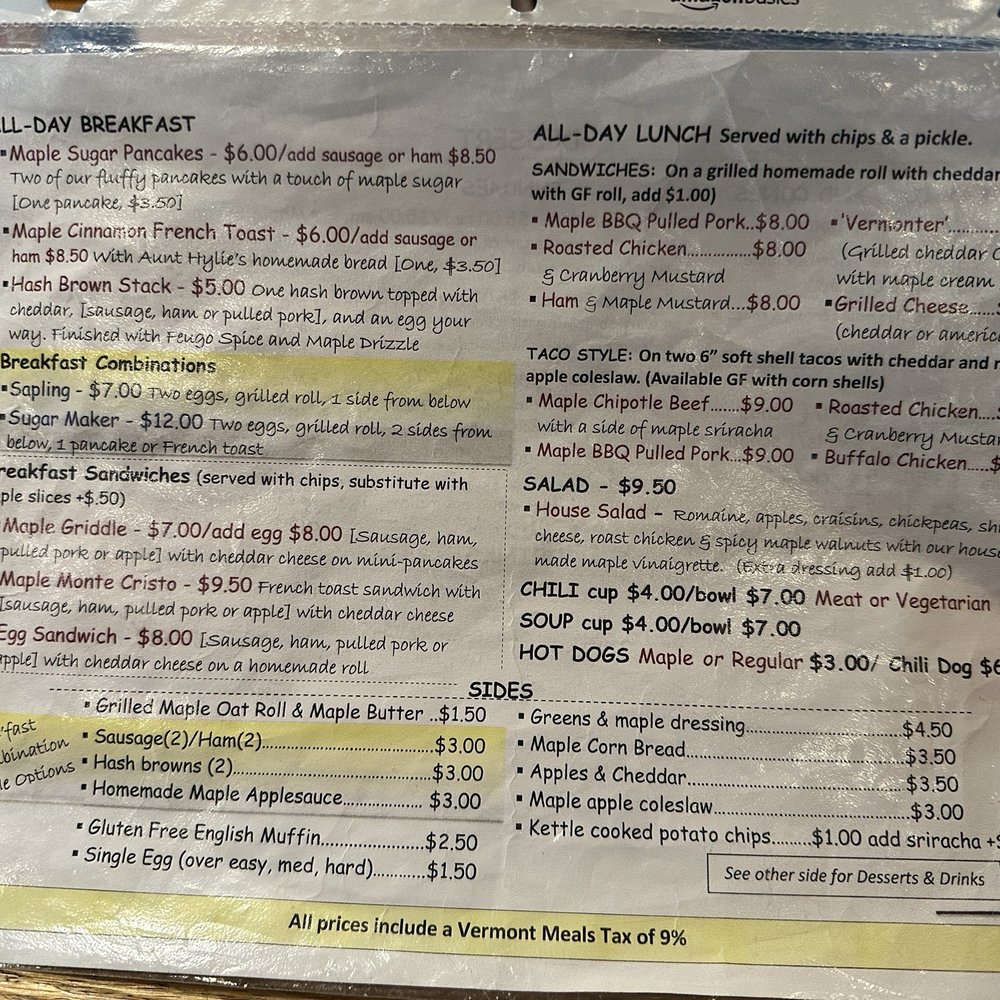 April's Maple - Menu - Ice Cream & Frozen Yogurt Near Me - Canaan, Vermont April's Maple - Menu - Ice Cream & Frozen Yogurt Near Me - Canaan, Vermont