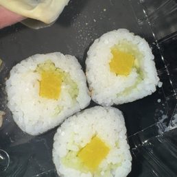 Veggie roll-almost all rice now Veggie roll-almost all rice now