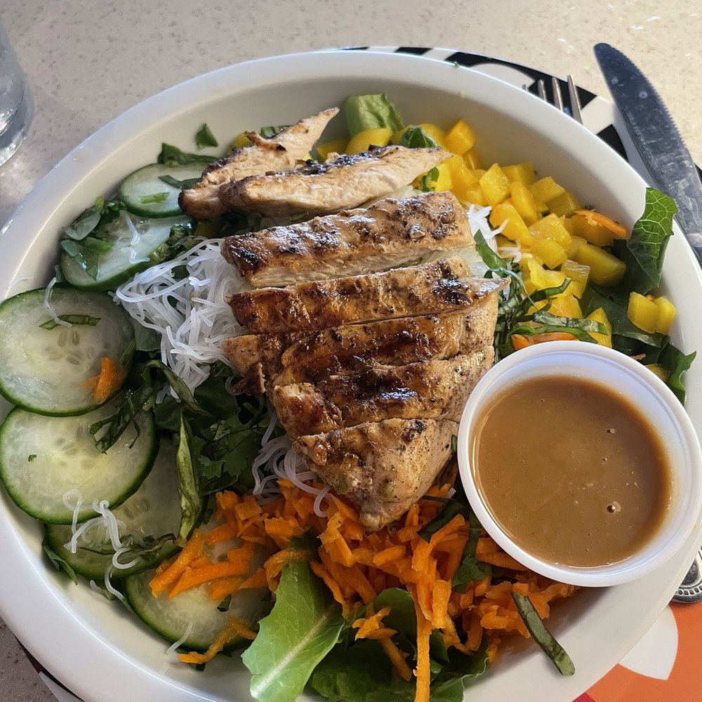 Coco's Kitchen and Cafe - Vietnamese Noodle Bowl with grilled chicken. - Juice Bars & Smoothies Near Me - Charleston, West Virginia Coco's Kitchen and Cafe - Vietnamese Noodle Bowl with grilled chicken. - Juice Bars & Smoothies Near Me - Charleston, West Virginia