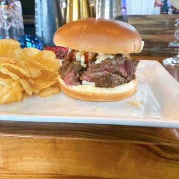 The Trap - The best steak sandwich that will grace your tastebuds - Axe Throwing Near Me - Winter Park, Florida The Trap - The best steak sandwich that will grace your tastebuds - Axe Throwing Near Me - Winter Park, Florida