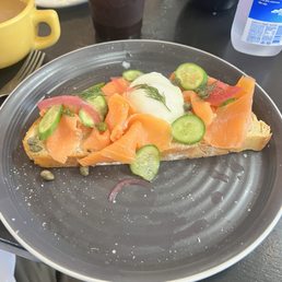 Salmon toast Salmon toast