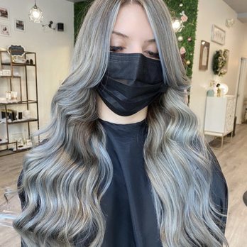 Hair Dreams Salon - Blonde with ashy blue silver tones ( love this on me for the winter time) - Hair Salons Near Me - Saint James, New York