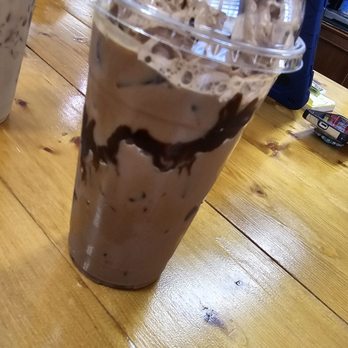 Triple Bee Bakery & Boutique - Mocha Myers iced coffee - Bakeries Near Me - Seguin, Texas