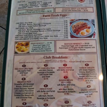 Harbor Diner - Menu shot - Diners Near Me - Egg Harbor City, New Jersey